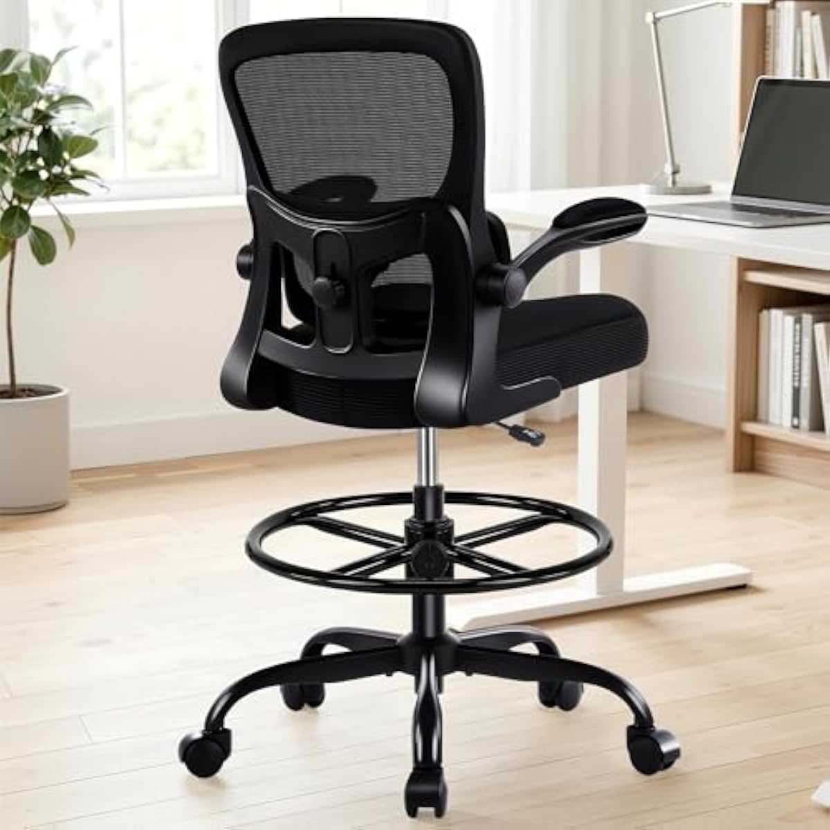 Rings - Ergonomic Drafting Chair with 3D Mesh