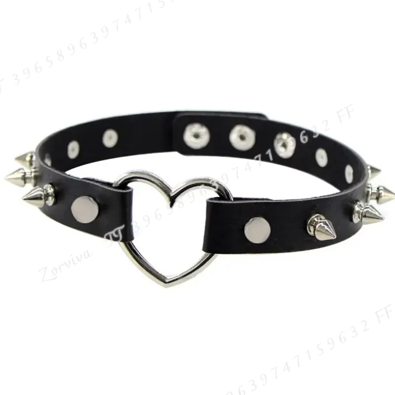 Harajuku Punk Rock Gothic Chok - Goth Punk Spike Choker 评论和价格