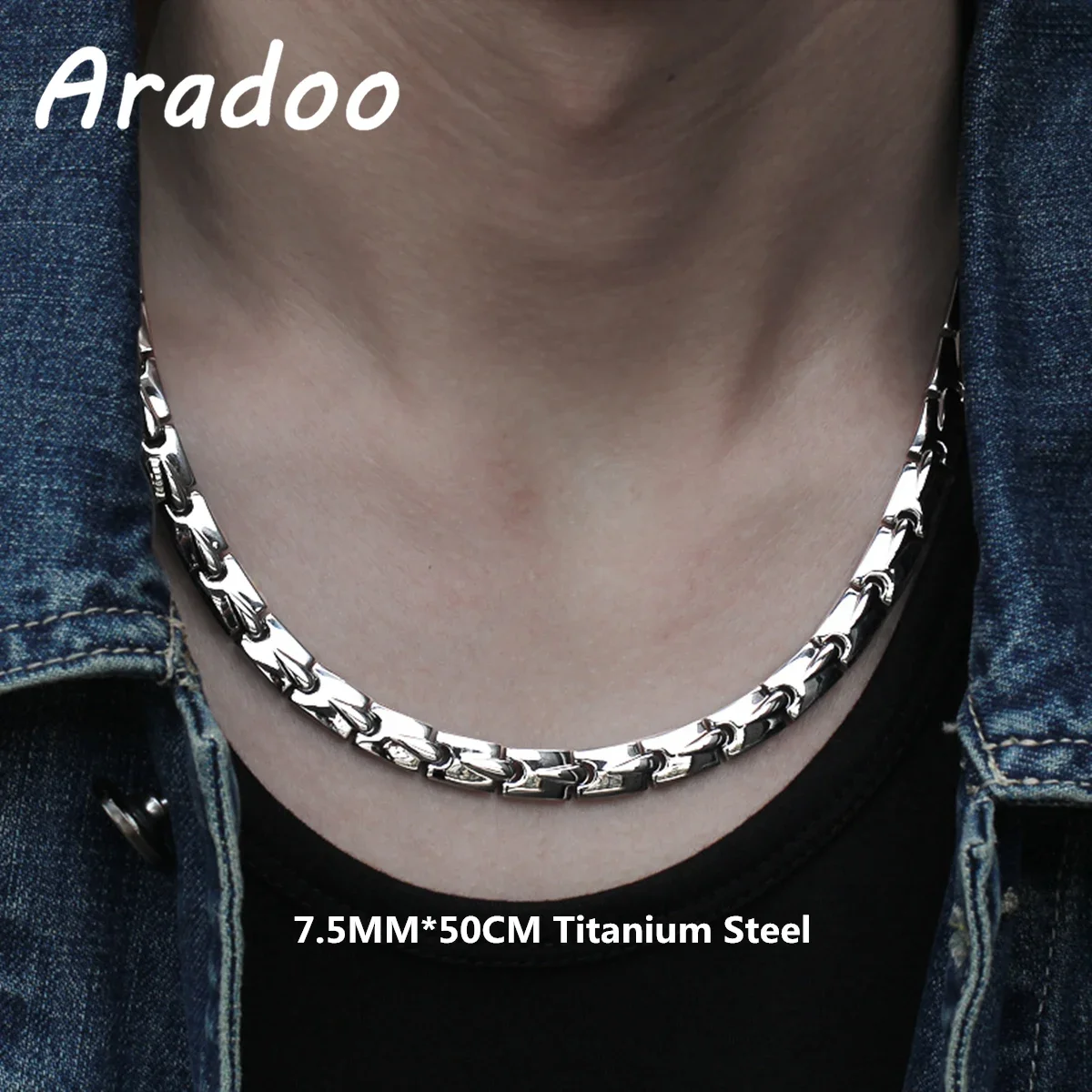 Titanium Steel Anion Anti-Radi - Cuban Link Chain 12Mm 评论和价格