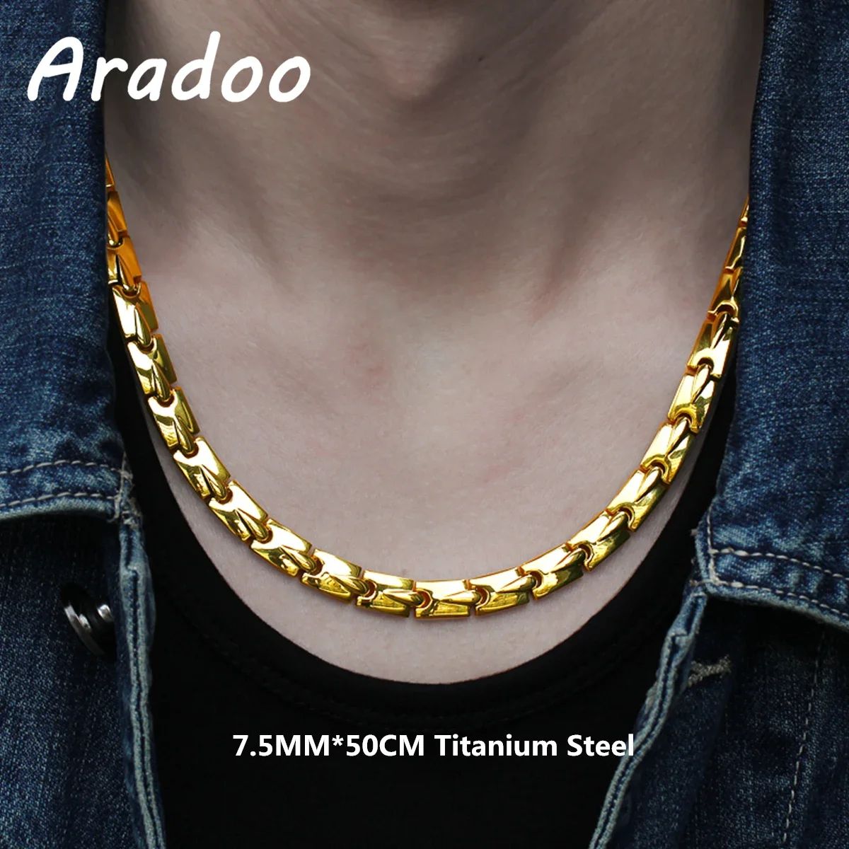 Titanium Steel Anion Anti-Radi - Cuban Link Chain 12Mm 评论和价格