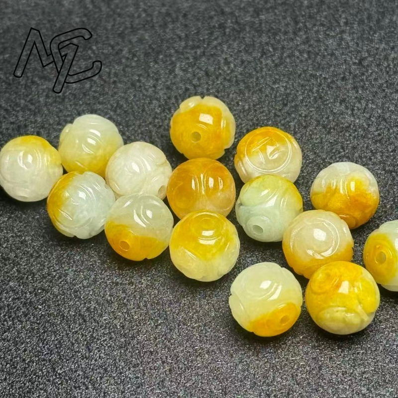 5pcs Natural Yellow Emerald Ja - Bracelets 评论和价格