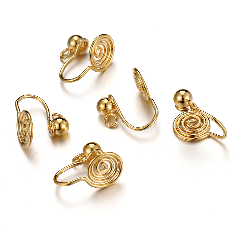 10pcs Stainless Steel Ear Clip - Body Jewelry 评论和价格