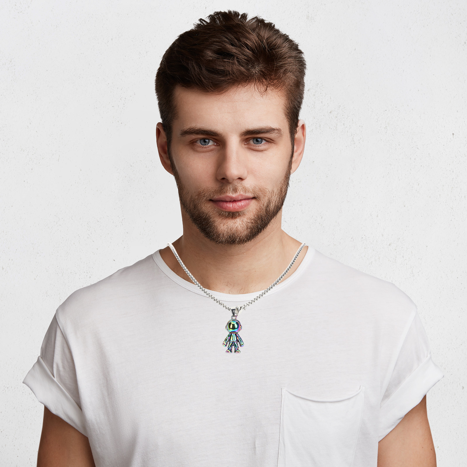 1Pair Couple Matching Necklace - Magnetic Couple Matching Necklaces 评论和价格