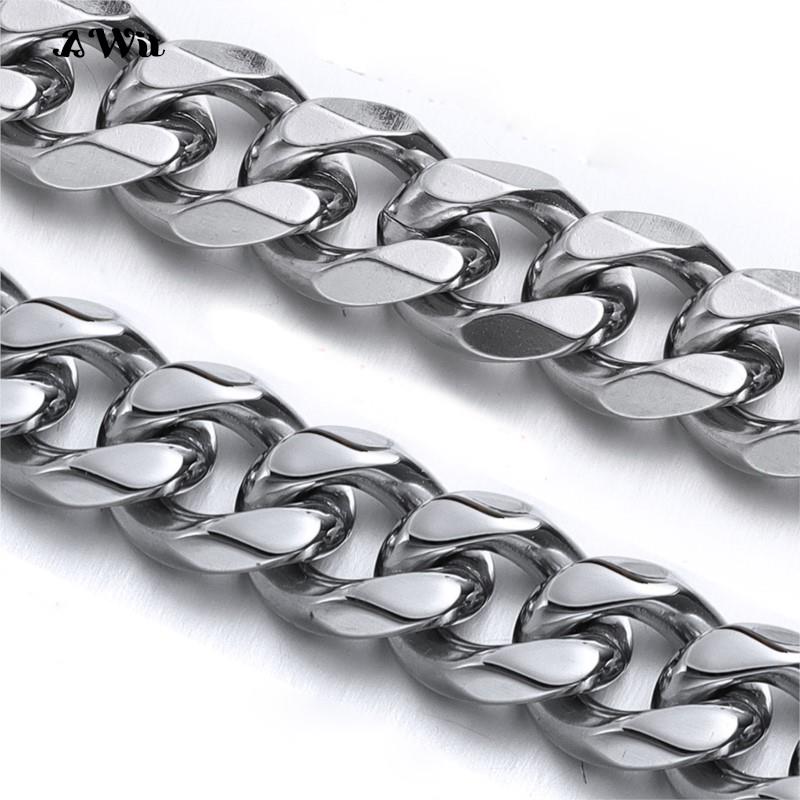 Cuban Link Chain Stainless Ste - Cuban Link Chain 12Mm 评论和价格