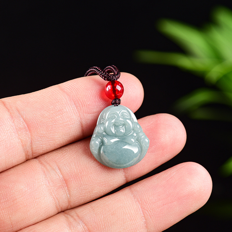 Myanmar Jadeite Guanyin Buddha - Necklaces 评论和价格