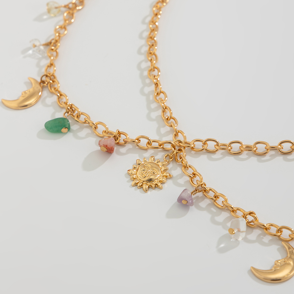 Boho Star Moon Sun Pendant Wai - Body Jewelry 评论和价格