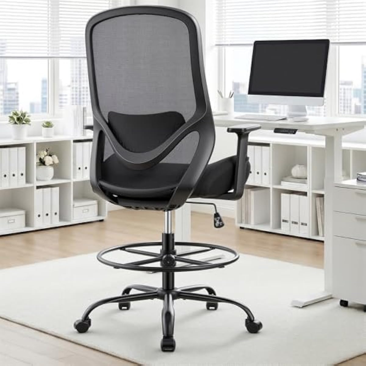 Ergonomic Tall Drafting Chair  - Rings 评论和价格