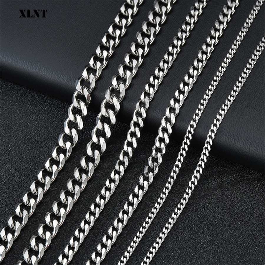 3/5/7/9/11mm Men's Silver Colo - Cuban Link Chain 12Mm 评论和价格