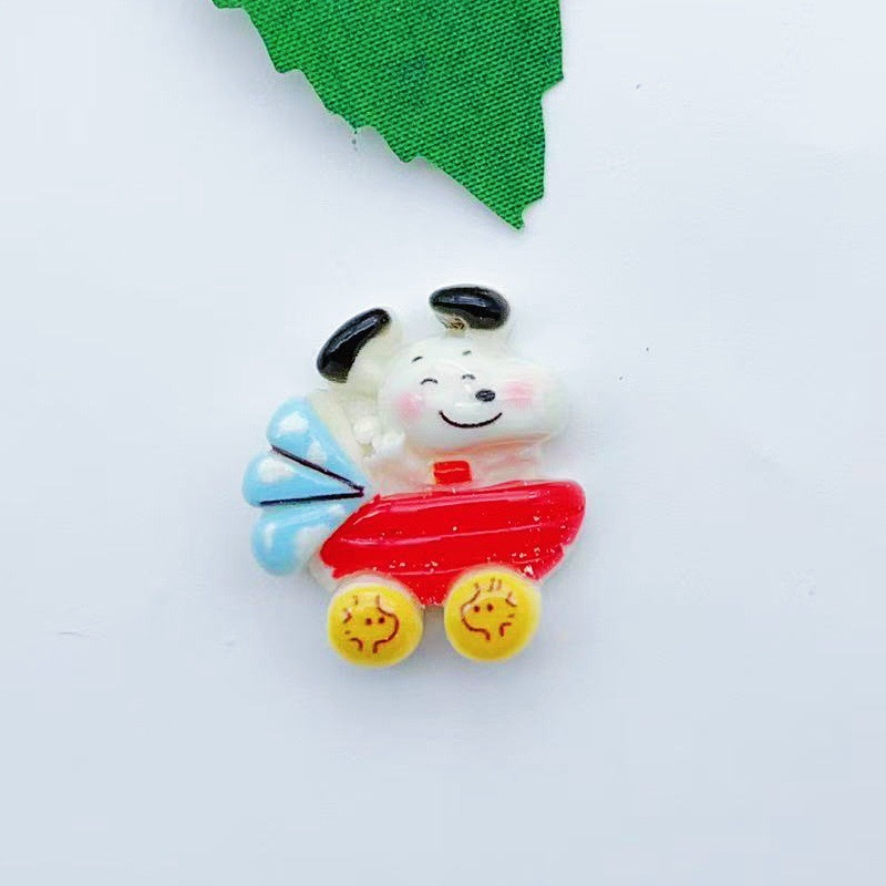 12pcs resin cartoon dog pendan - Earrings 评论和价格