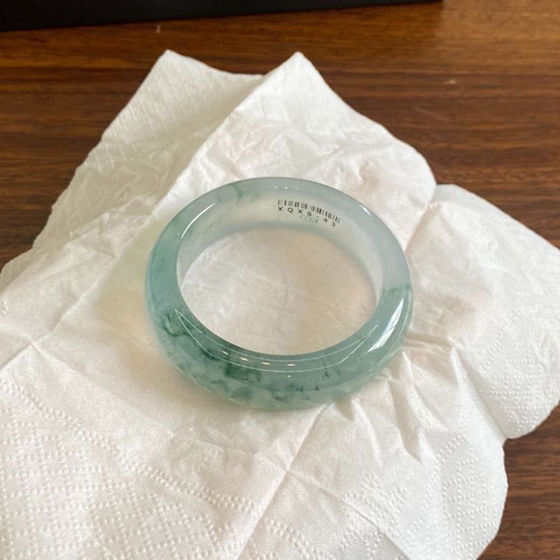 Ice Burmese Jadeite Bracelet J - Bracelets 评论和价格