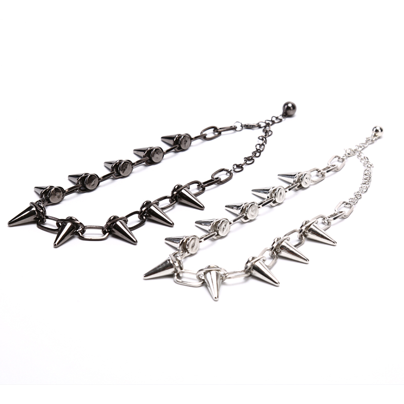 New Rivets Chokers Punk Goth H - Goth Punk Spike Choker 评论和价格