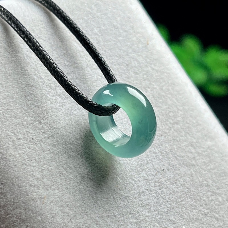 Natural Emerald Blue Water Luc - Rings 评论和价格