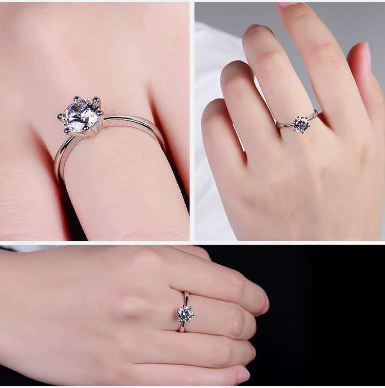 Elegant hexagonal geometric ri - Moissanite Engagement Ring 1 Carat 评论和价格