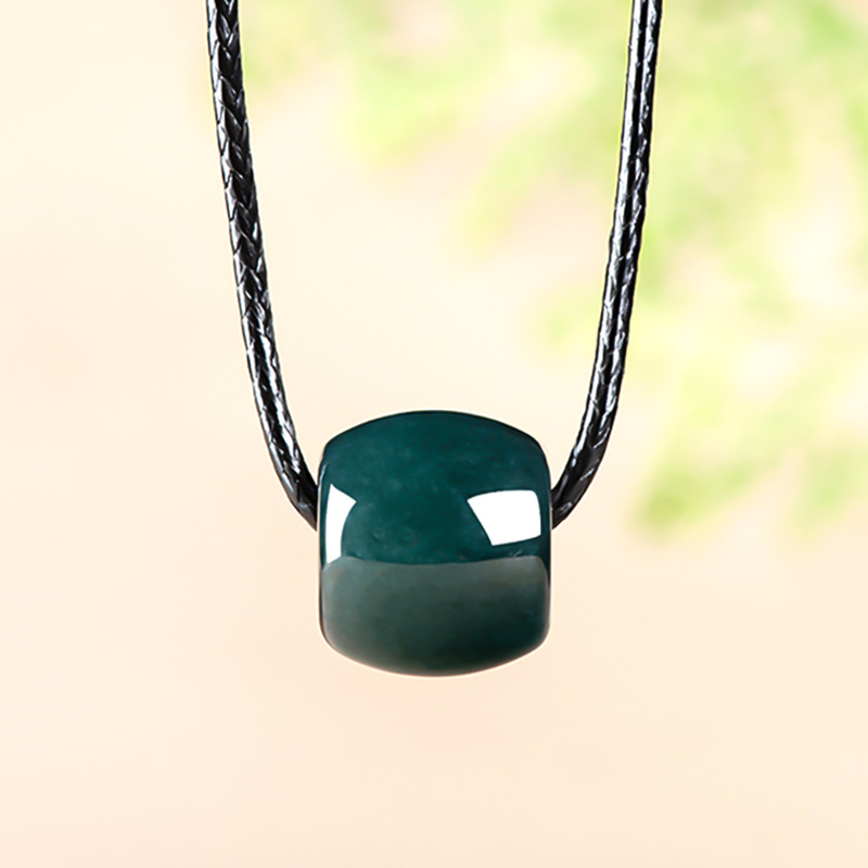 Natural Myanmar Emerald Deep B - Necklaces 评论和价格