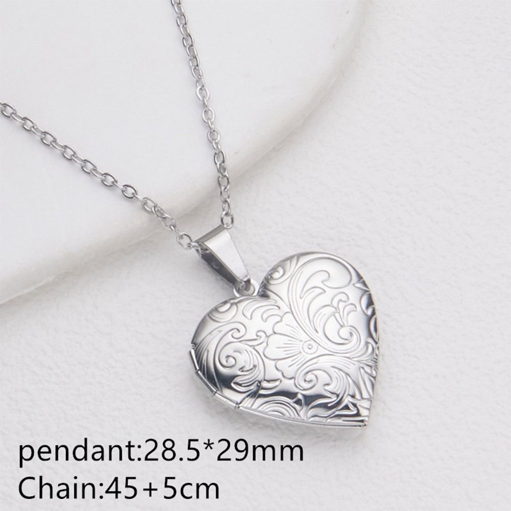 DIY Necklace Photo Picture Loc - Heart Locket Necklace Photo 评论和价格